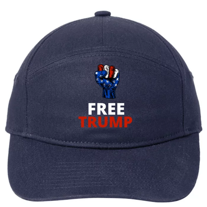 Free Donald Trump Free Trump Republican Support 7-Panel Snapback Hat