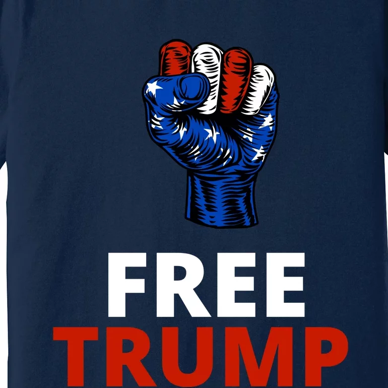 Free Donald Trump Free Trump Republican Support Premium T-Shirt