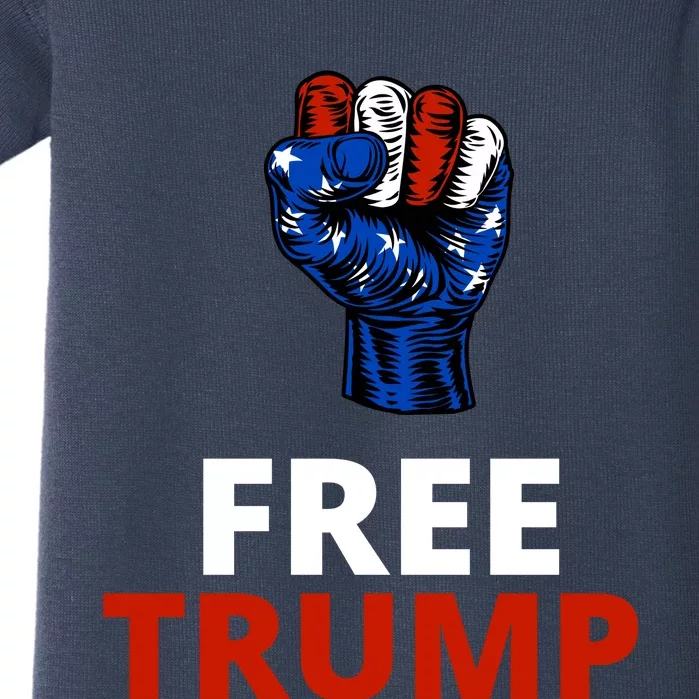 Free Donald Trump Free Trump Republican Support Baby Bodysuit