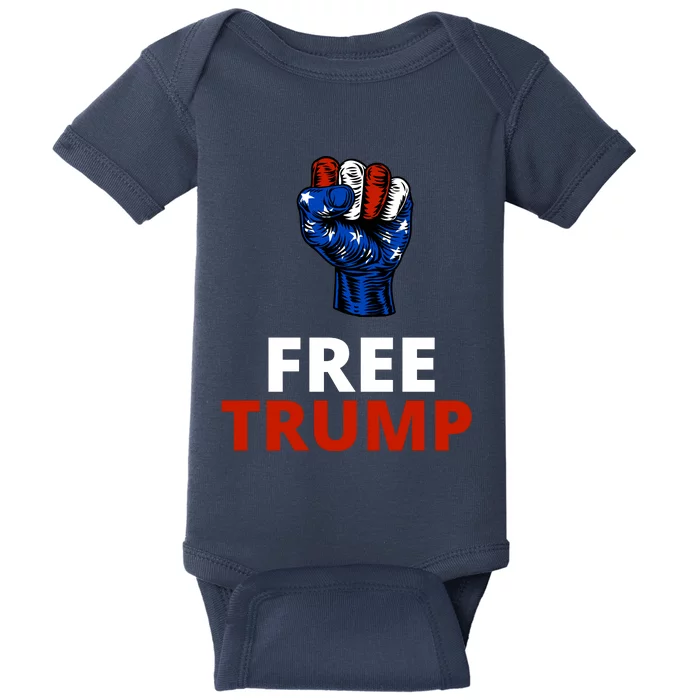 Free Donald Trump Free Trump Republican Support Baby Bodysuit