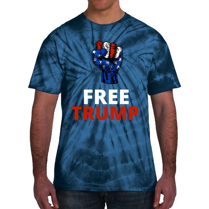 Free Donald Trump Free Trump Republican Support Tie-Dye T-Shirt