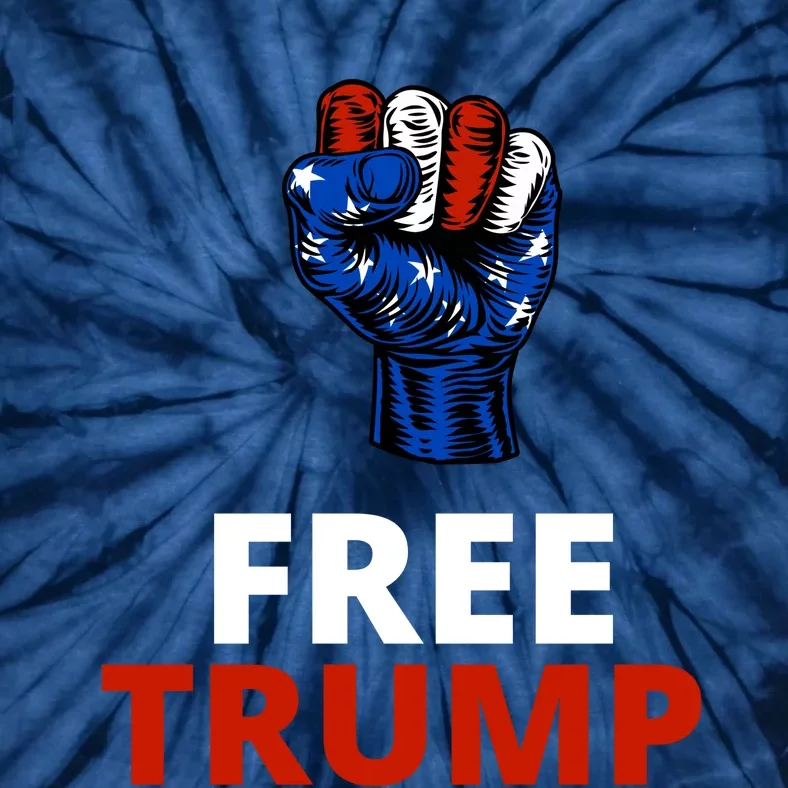 Free Donald Trump Free Trump Republican Support Tie-Dye T-Shirt