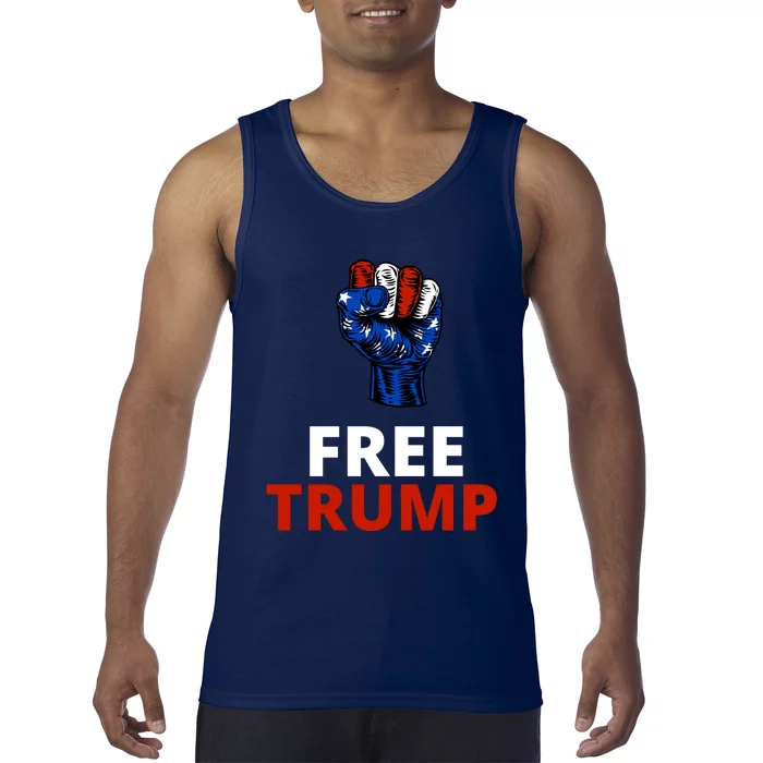 Free Donald Trump Free Trump Republican Support Tank Top