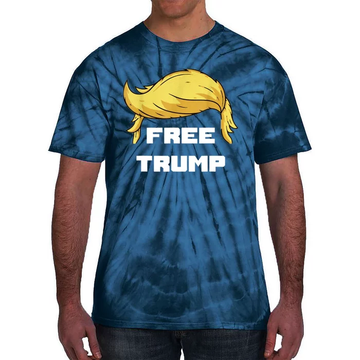 Free Donald Trump Republican Support Tie-Dye T-Shirt