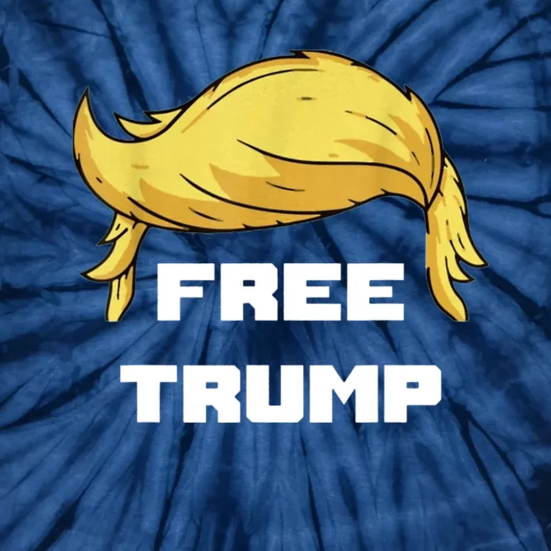 Free Donald Trump Republican Support Tie-Dye T-Shirt