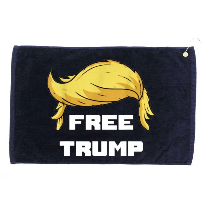 Free Donald Trump Republican Support Grommeted Golf Towel