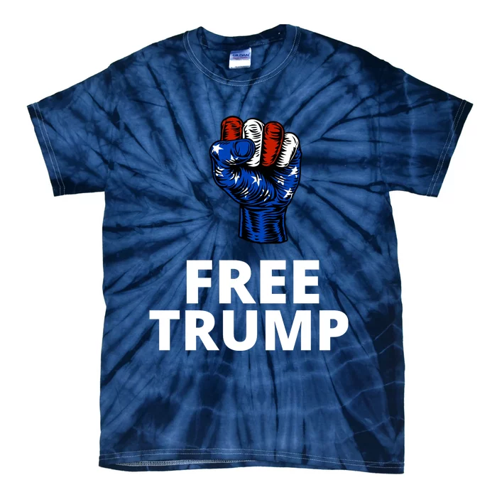 Free Donald Trump Free Trump Republican Support Tie-Dye T-Shirt