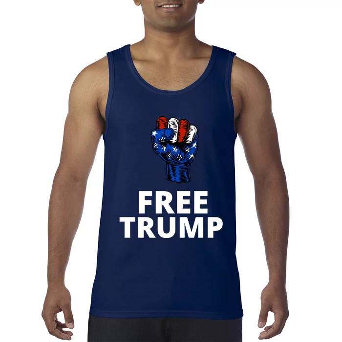 Free Donald Trump Free Trump Republican Support Tank Top