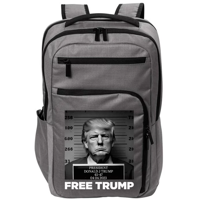 Free Donald Trump Mugshot Impact Tech Backpack