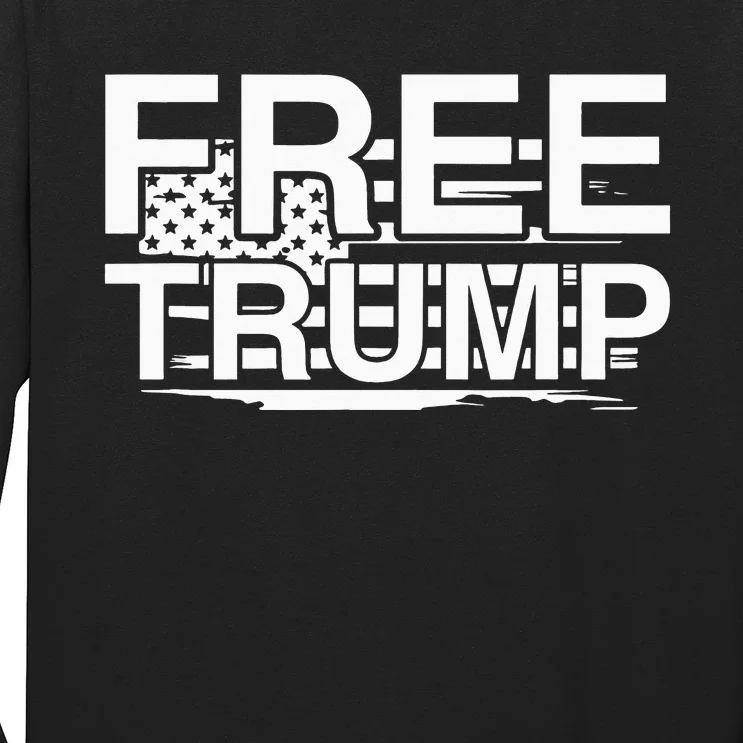 Free Donald Trump Long Sleeve Shirt