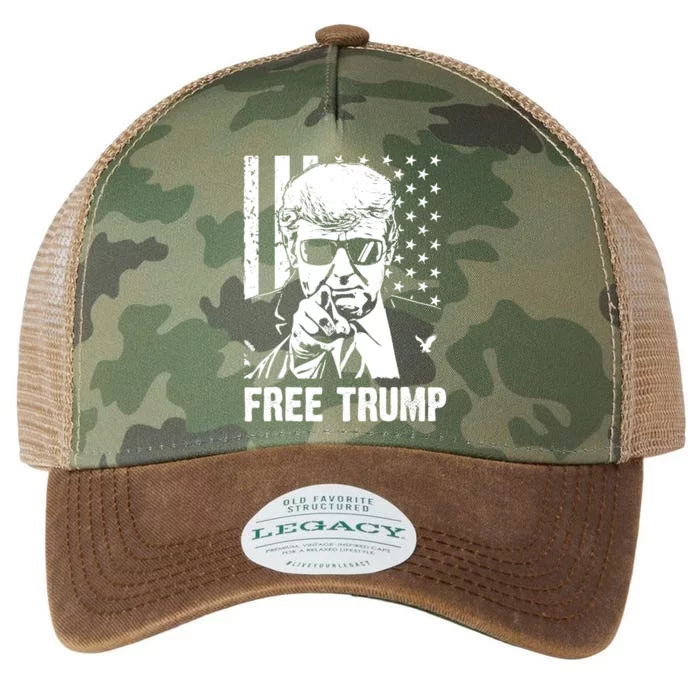 Free Donald Trump Republican Support Legacy Tie Dye Trucker Hat