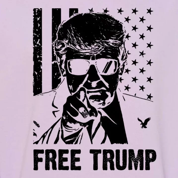 Free Donald Trump Republican Support Garment-Dyed Sweatshirt