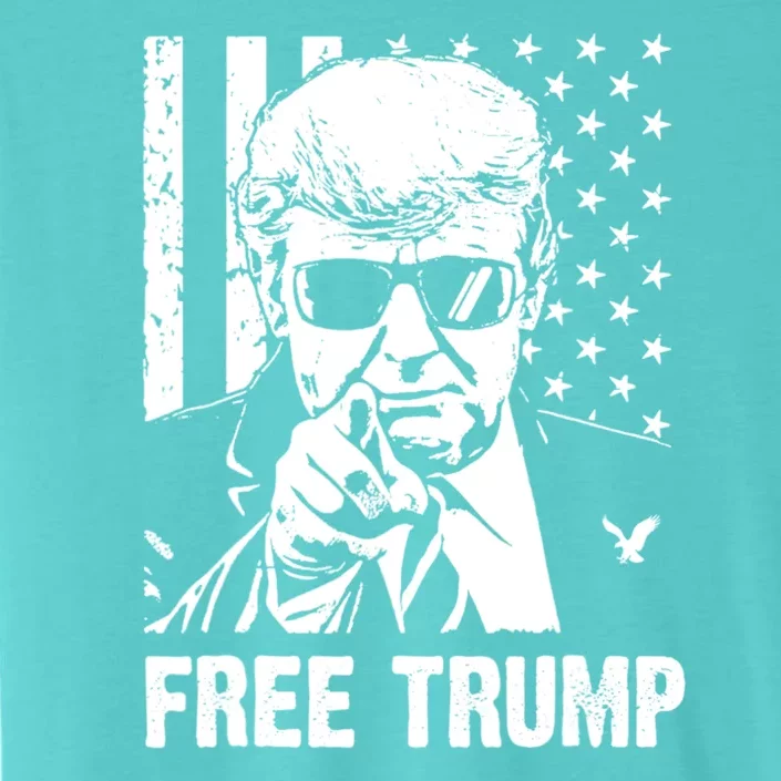 Free Donald Trump Republican Support ChromaSoft Performance T-Shirt