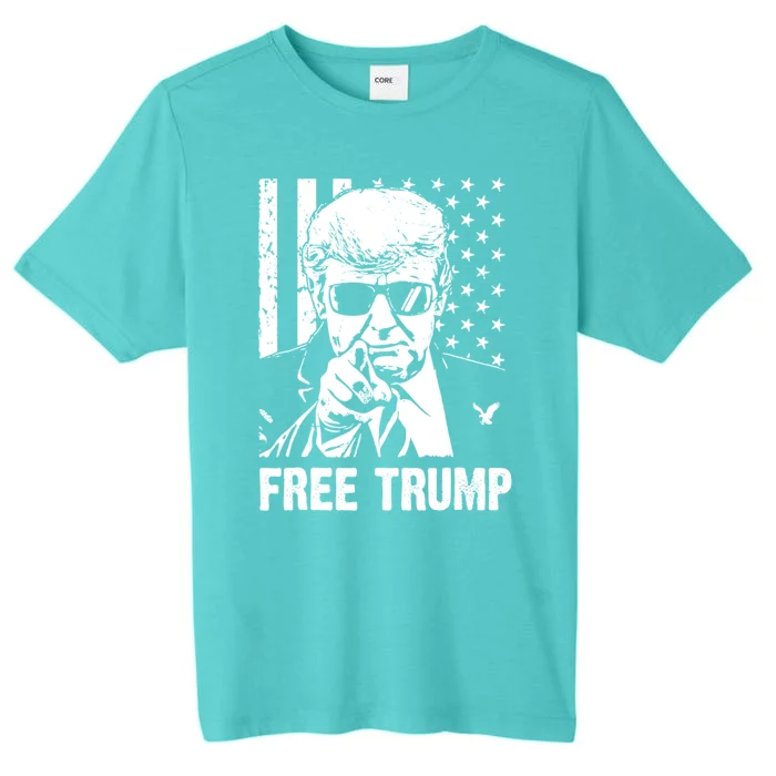 Free Donald Trump Republican Support ChromaSoft Performance T-Shirt