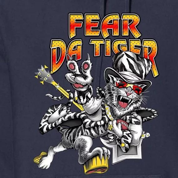 Fear Da Tiger Who Dey Cincinnati Cincy Fan Premium Hoodie