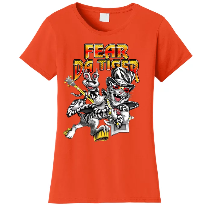 Fear Da Tiger Who Dey Cincinnati Cincy Fan Women's T-Shirt