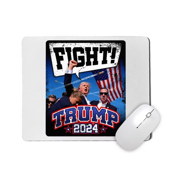 Fight! Donald Trump 2024 Supporters Political Product Mousepad