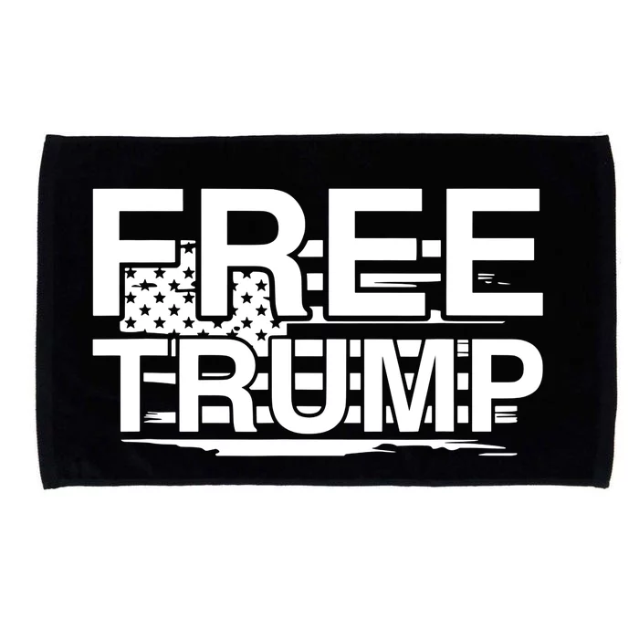 Free Donald Trump Supporters Pro Trump Republican Microfiber Hand Towel