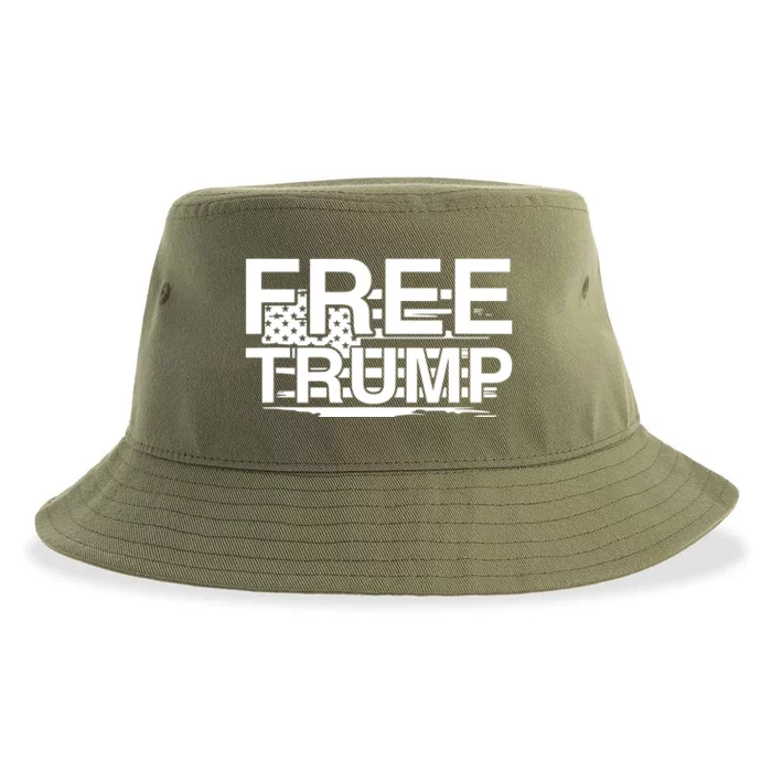 Free Donald Trump Supporters Pro Trump Republican Sustainable Bucket Hat