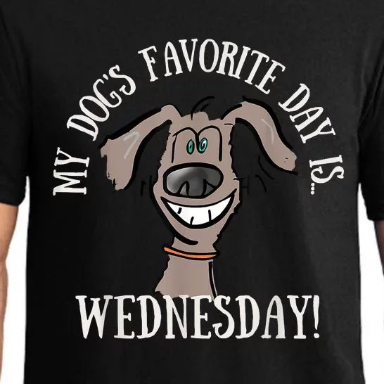 Fathers Day Tee My Dogs Favorite Day Is Wednesday HUMP DAY Pajama Set