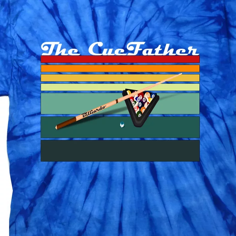 Father's Day The Cue Father Fantasy Billiards Funny Pool Billiards Gift For Dad Tie-Dye T-Shirt