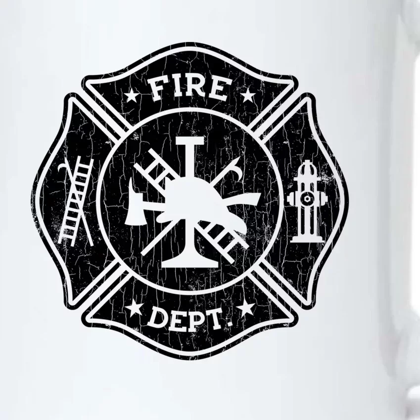 Fire Departt Trucks Funny Fire Firefighters Graphic Gift Black Color Changing Mug