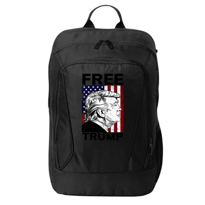 Free Donald Trump Republican Support City Backpack