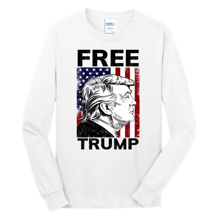 Free Donald Trump Republican Support Tall Long Sleeve T-Shirt