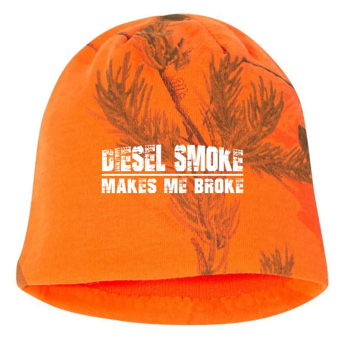 Funny Diesel Truck Owner Funny Gift Diesel Smoke Makes Me Broke Great Gift Kati - Camo Knit Beanie