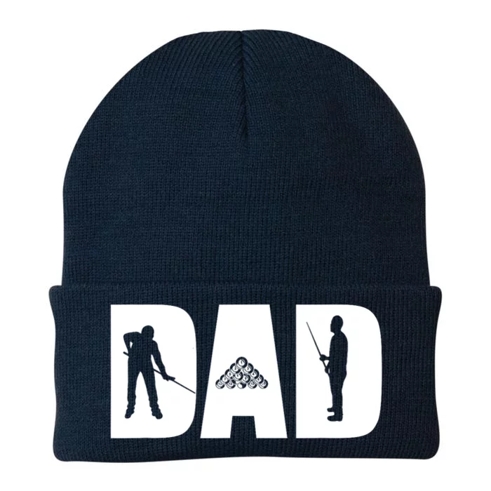 Funny Dad The Pool Shark Billiards Pool Player Gift Fathers Day Knit Cap Winter Beanie