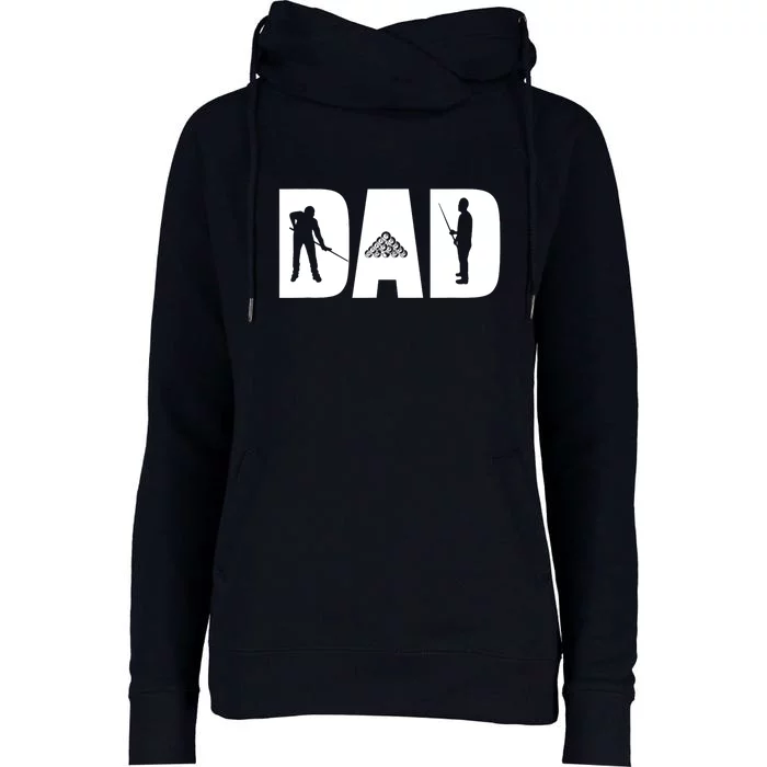 Funny Dad The Pool Shark Billiards Pool Player Gift Fathers Day Womens Funnel Neck Pullover Hood