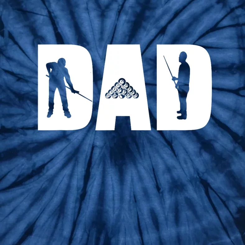 Funny Dad The Pool Shark Billiards Pool Player Gift Fathers Day Tie-Dye T-Shirt