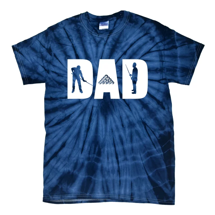 Funny Dad The Pool Shark Billiards Pool Player Gift Fathers Day Tie-Dye T-Shirt