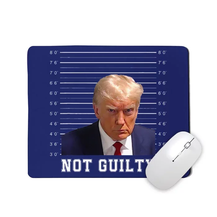 Free Donald Trump Mug Shot Republican President MAGA 2024 Mousepad