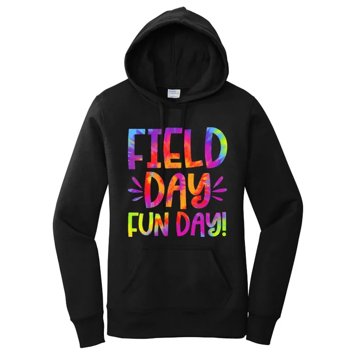 Field Day Tie Dye Field Day Fun Day Teachers Students Women's Pullover Hoodie