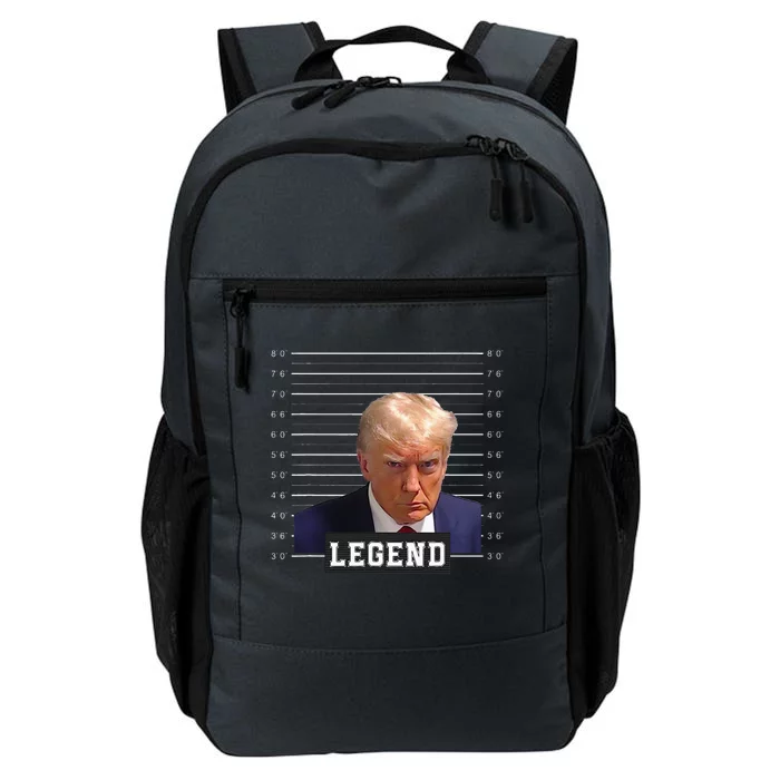 Free Donald Trump Mug Shot Republican President MAGA 2024 Daily Commute Backpack