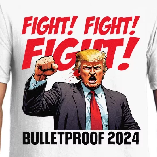 Fight Donald Trump 2024 Republicans Maga Usa Elections Pajama Set