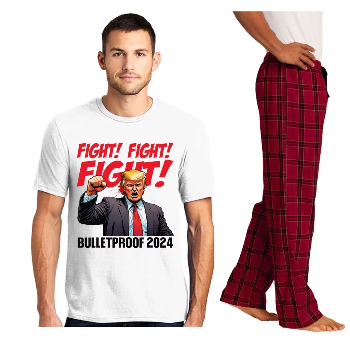 Fight Donald Trump 2024 Republicans Maga Usa Elections Pajama Set