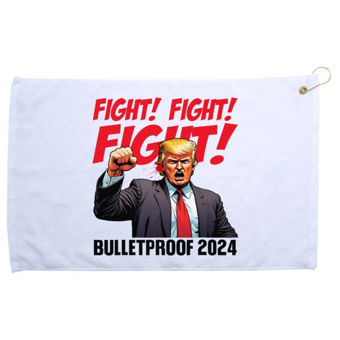 Fight Donald Trump 2024 Republicans Maga Usa Elections Grommeted Golf Towel