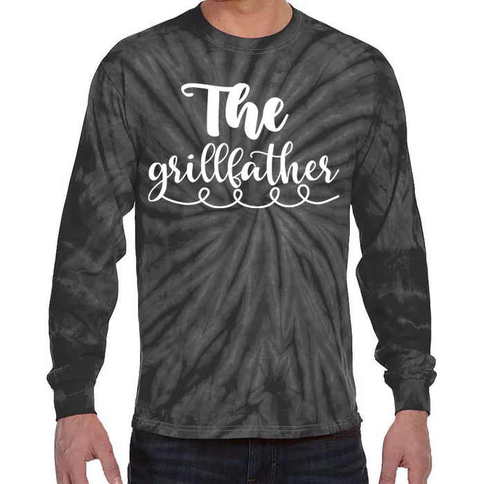 Fathers Day , The Grillfather Tie-Dye Long Sleeve Shirt