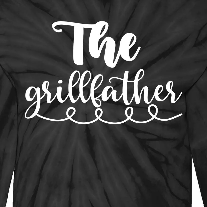 Fathers Day , The Grillfather Tie-Dye Long Sleeve Shirt