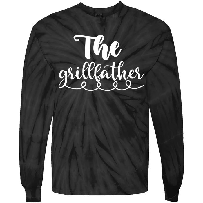 Fathers Day , The Grillfather Tie-Dye Long Sleeve Shirt