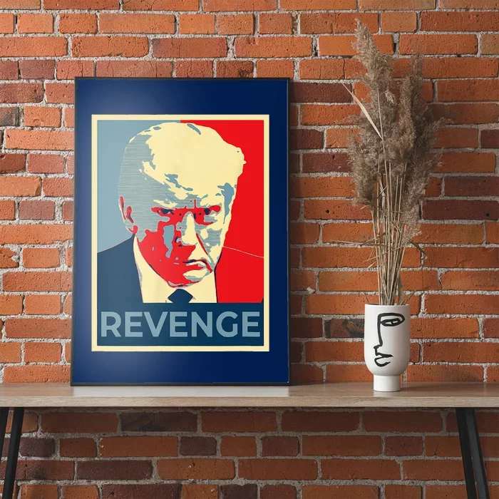 Free Donald Trump Mug Shot Republican Revenge MAGA 2024 Poster