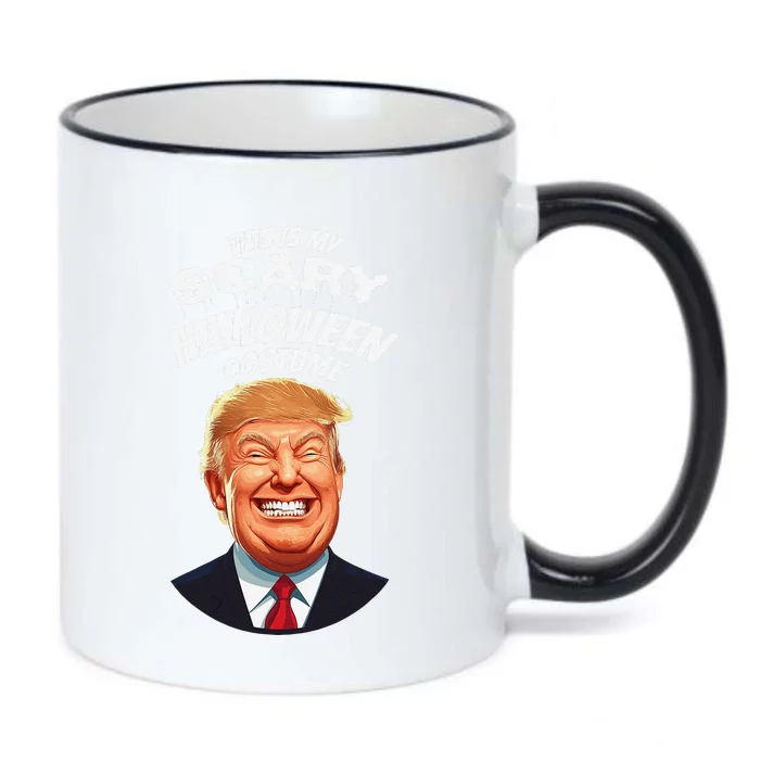 Funny Donald Trump Scary Halloween Gag President Costume Gag Black Color Changing Mug