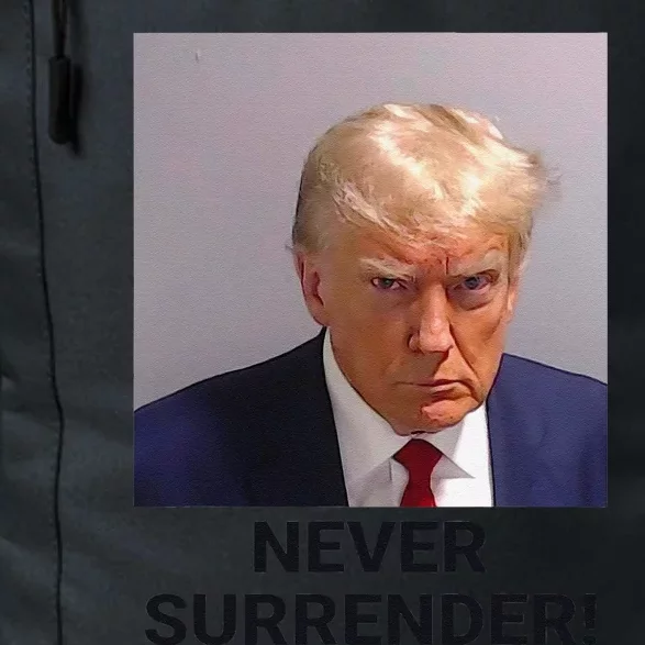 Funny Donald Trump Never Surrender Daily Commute Backpack