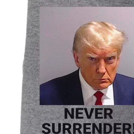 Funny Donald Trump Never Surrender Doggie 3-End Fleece Hoodie