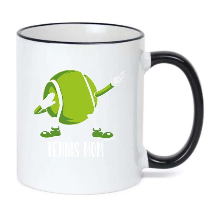 Funny Dabbing Tennis Ball For Mom Meaningful Gift Black Color Changing Mug