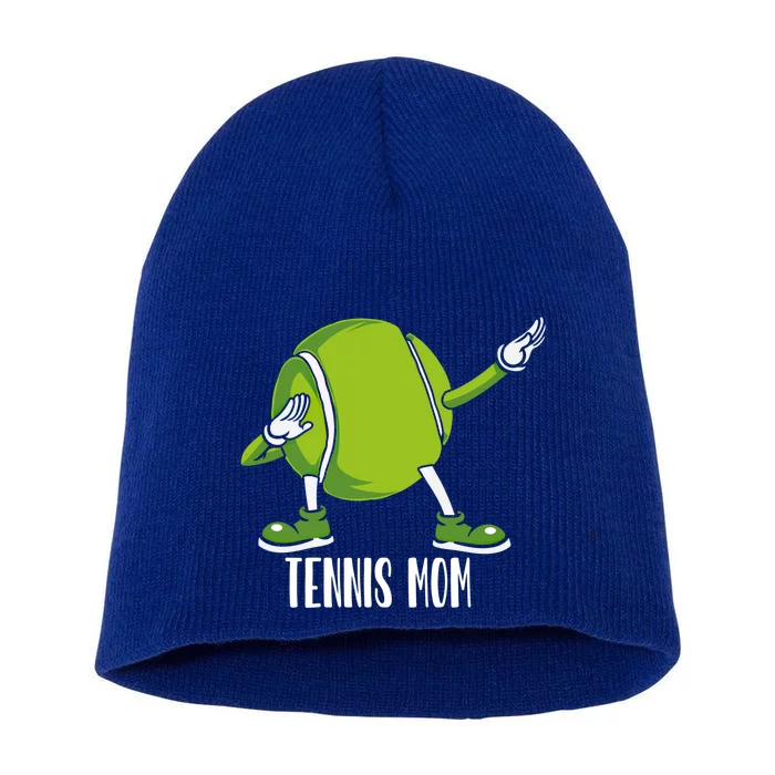 Funny Dabbing Tennis Ball For Mom Meaningful Gift Short Acrylic Beanie