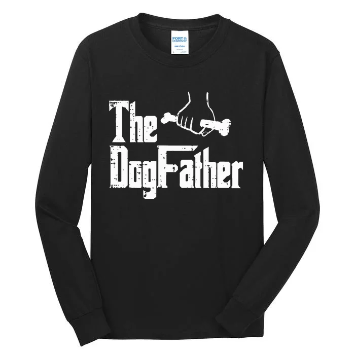 Fathers Day The Dog Father Funny Movie Pun Fur Papa Dad Tall Long Sleeve T-Shirt