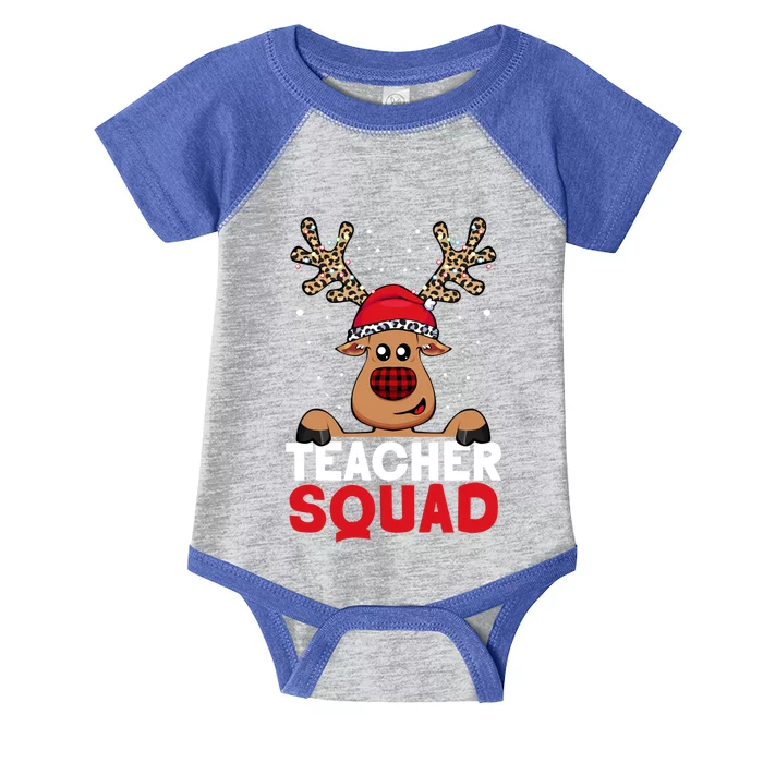 Funny Deer Teacher Christmas Reindeer Xmas Tree Magic Lover Cute Gift Infant Baby Jersey Bodysuit